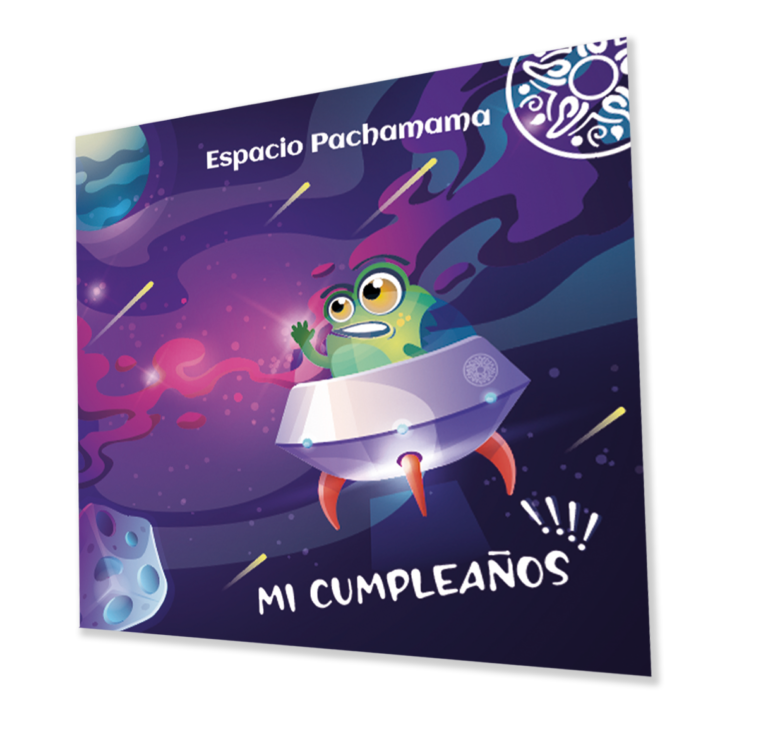 tinvitación de cumpleaños en Espacio Pachamama