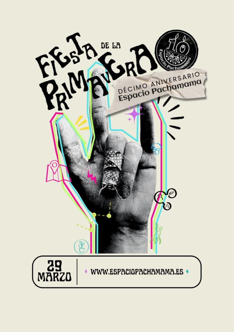 2025-Cartel fiesta de la primavera Espacio Pachamama