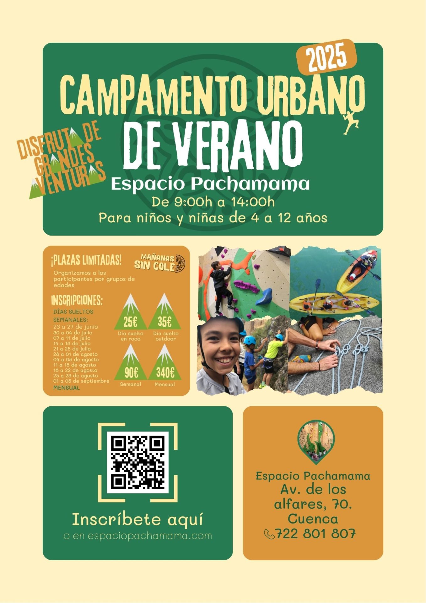 2025 Campamento urbano Espacio Pachamama