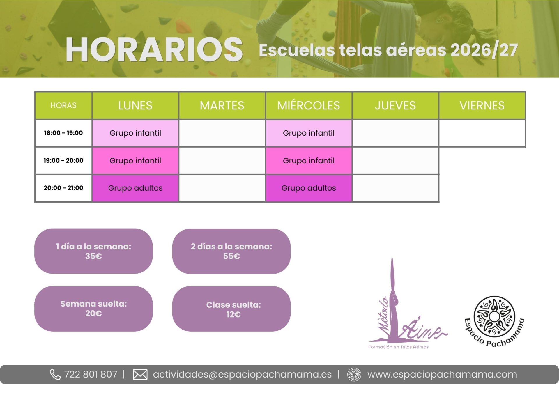 2026-27_Horario escuelas telas aereas